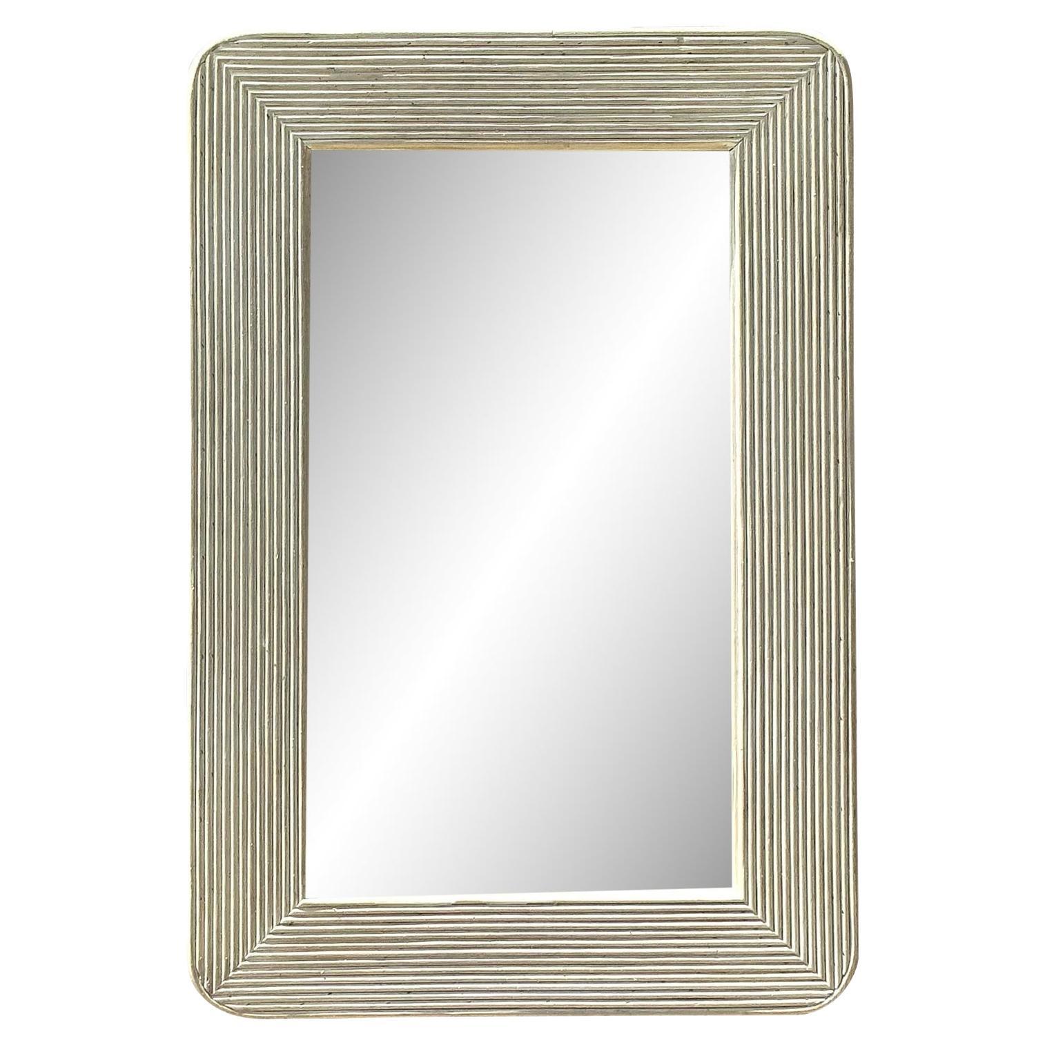 Miroir Vintage Boho Braxton Culler Pencil Reed en vente