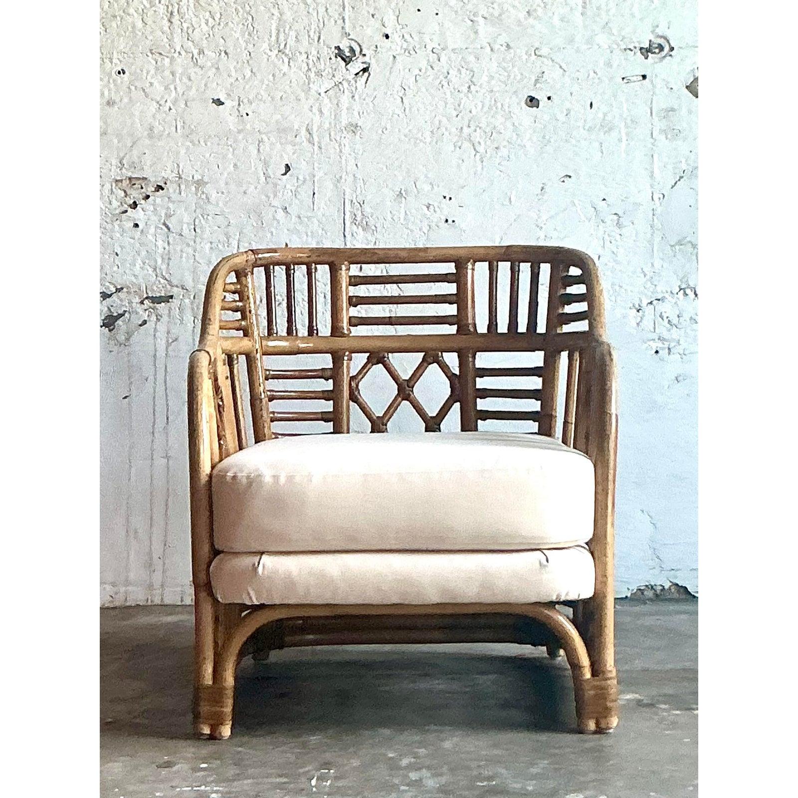 20ième siècle Chaise longue vintage Boho Brighton Pavillon en vente