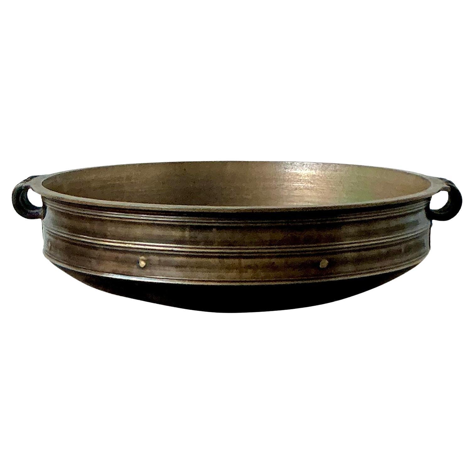 Vintage Boho Bronze Urli Bowl