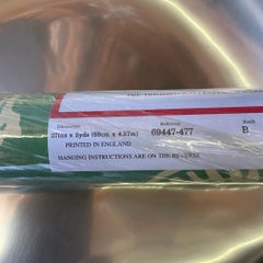 Vintage Boho Brunschwig & Fils Lhasa Hand Printed Double Roll Wallpaper