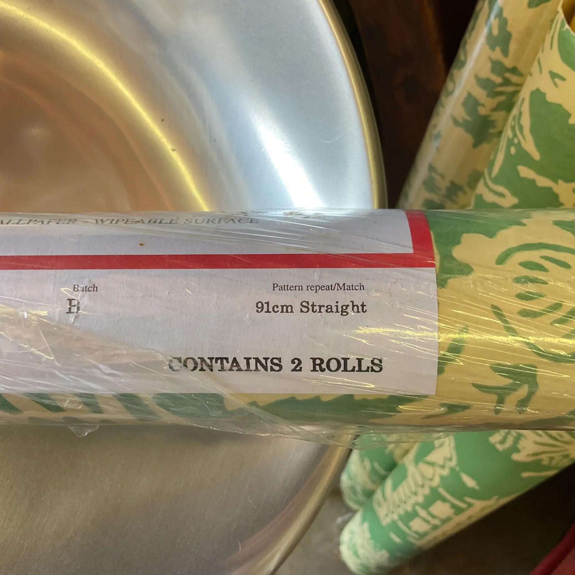 Bohème Papier peint à la main Lhasa Boho Brunschwig & Fils Lhasa en vente