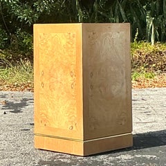Vintage Boho Burl Pedestal