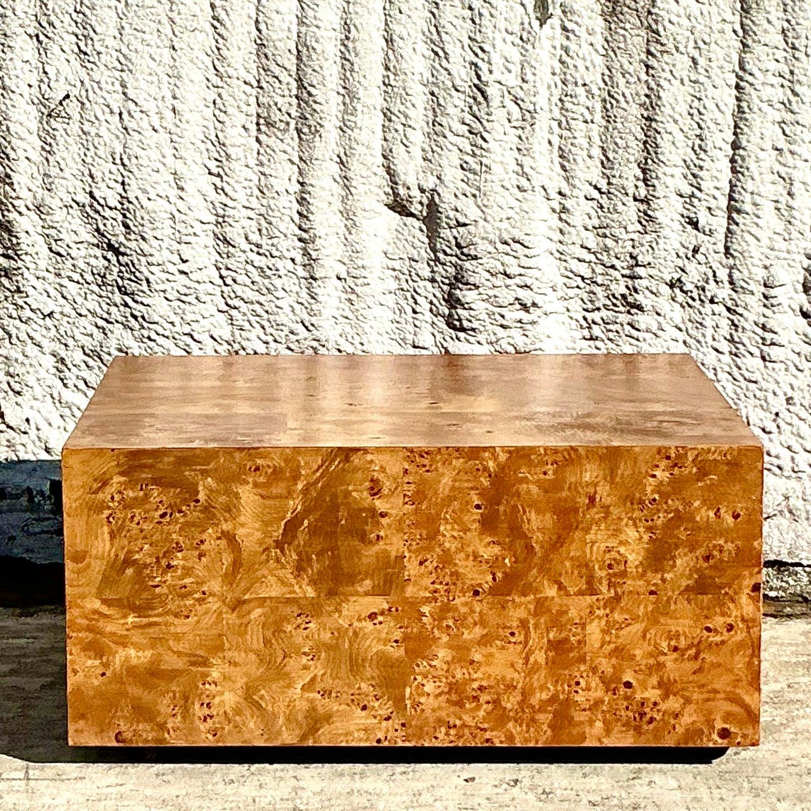 Vintage Boho Wurzelholz Couchtisch (amerikanisch) im Angebot