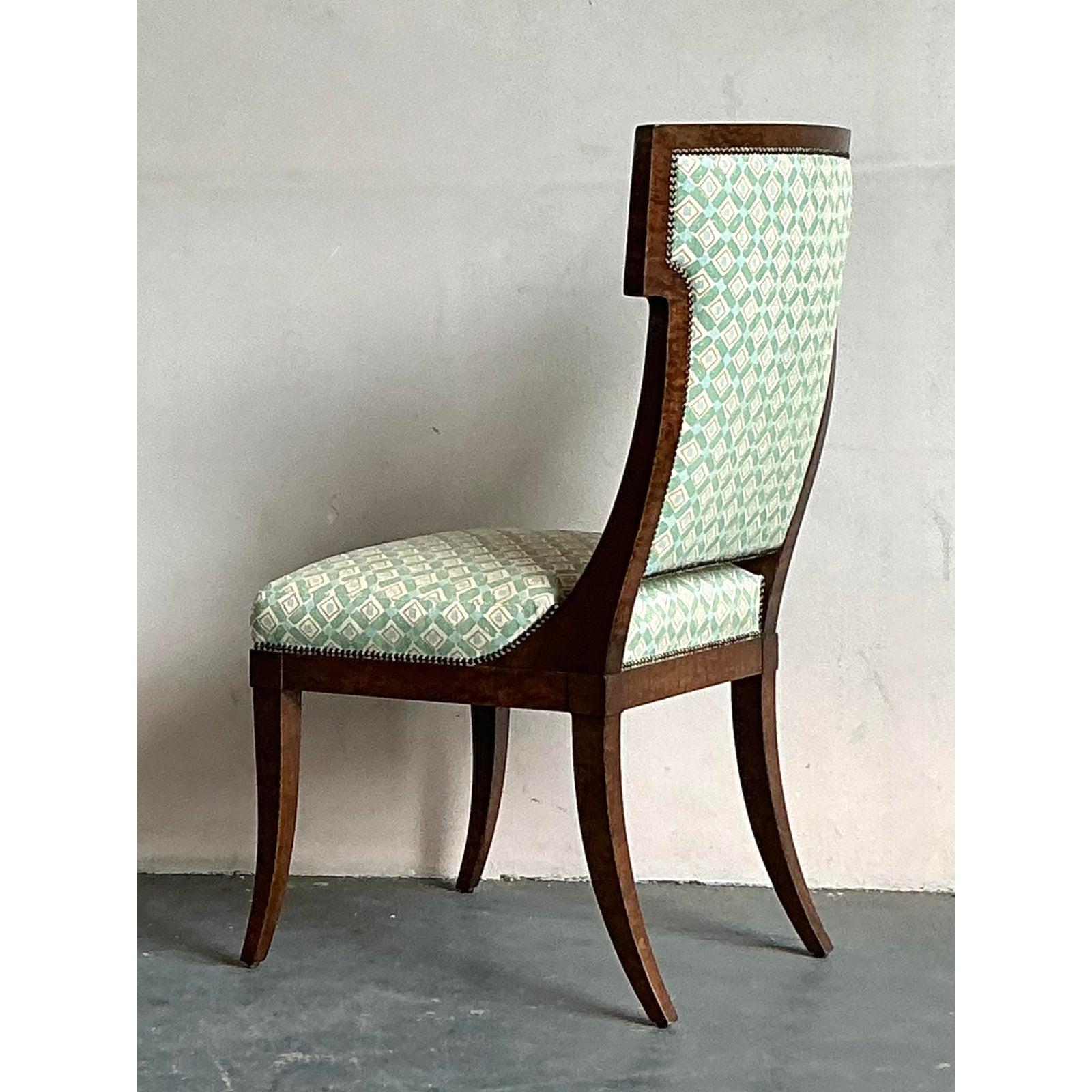 Vintage Boho Wurzelholz-Schreibtischstuhl im Angebot 3