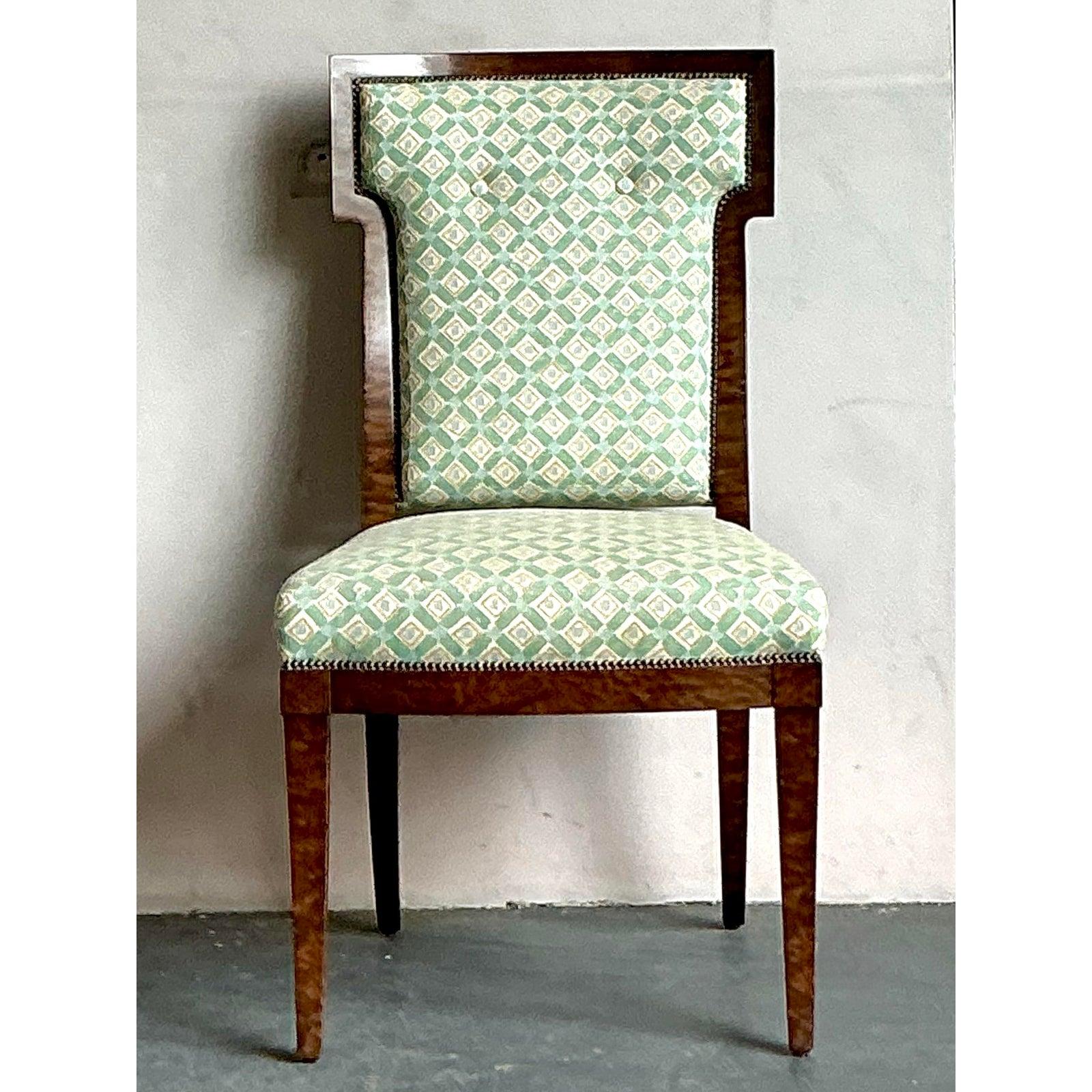 Vintage Boho Wurzelholz-Schreibtischstuhl (amerikanisch) im Angebot