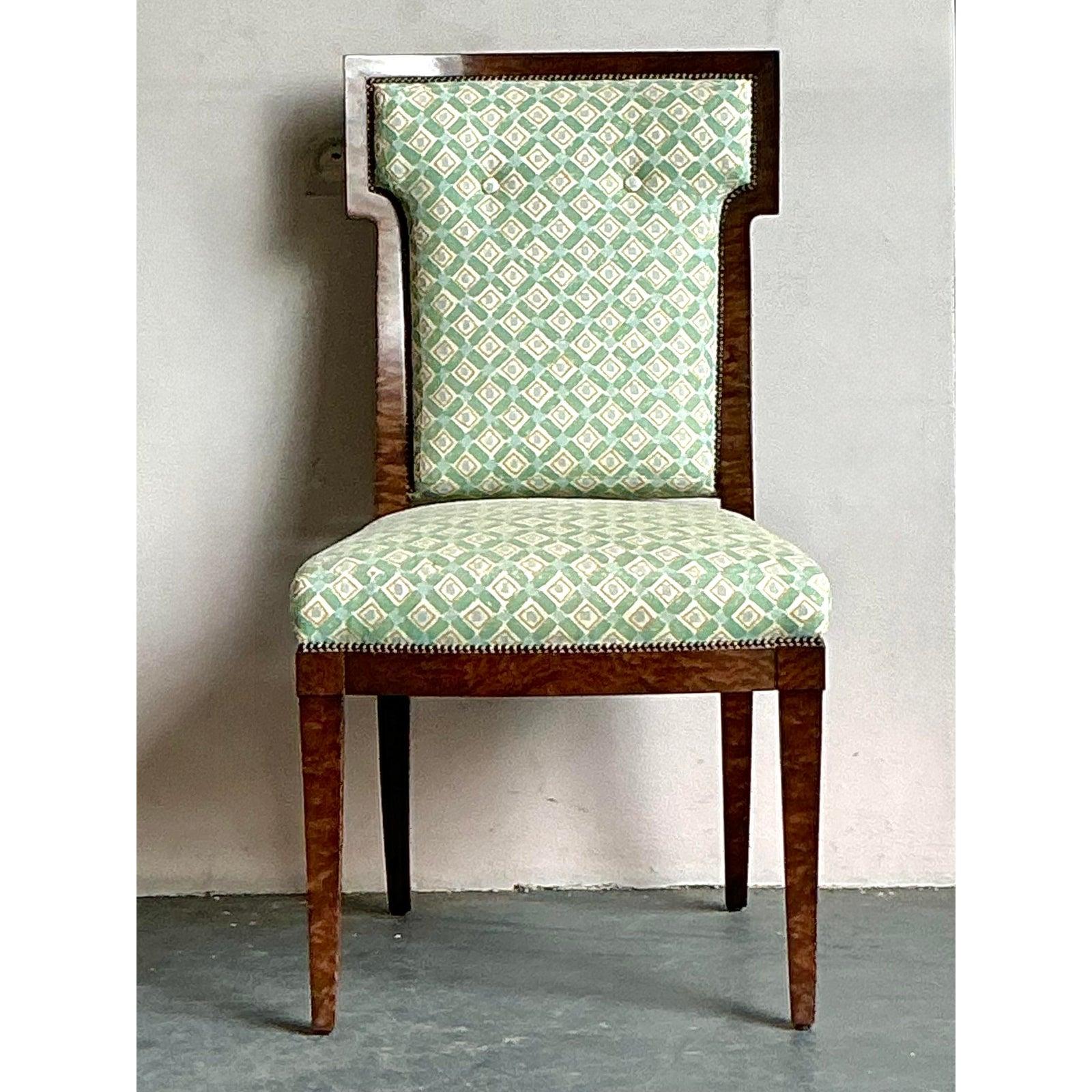 Vintage Boho Wurzelholz-Schreibtischstuhl im Angebot 1