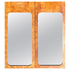 Miroirs Vintage Boho en Wood Wood - une paire