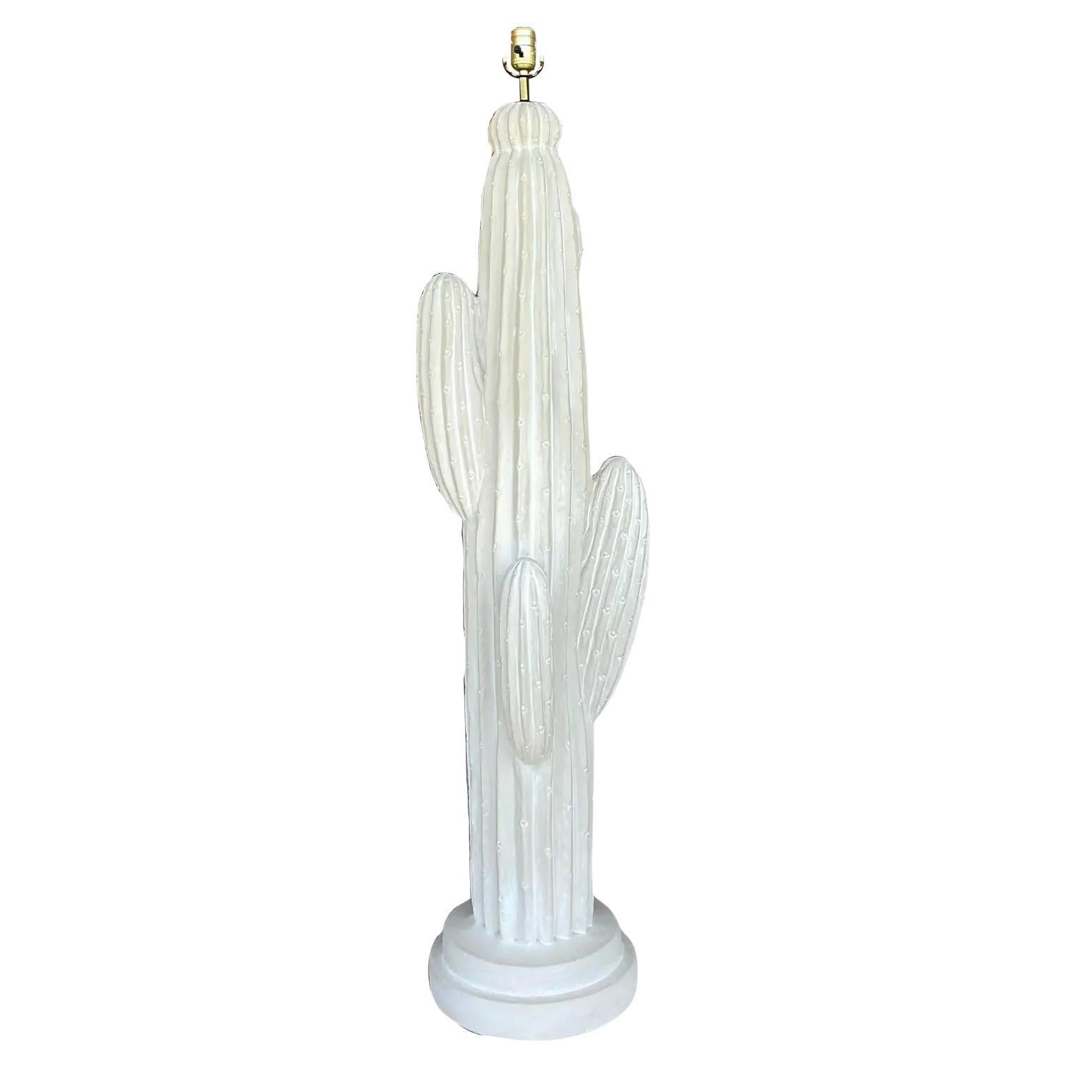 Vintage Boho Cactus Floor Lamp