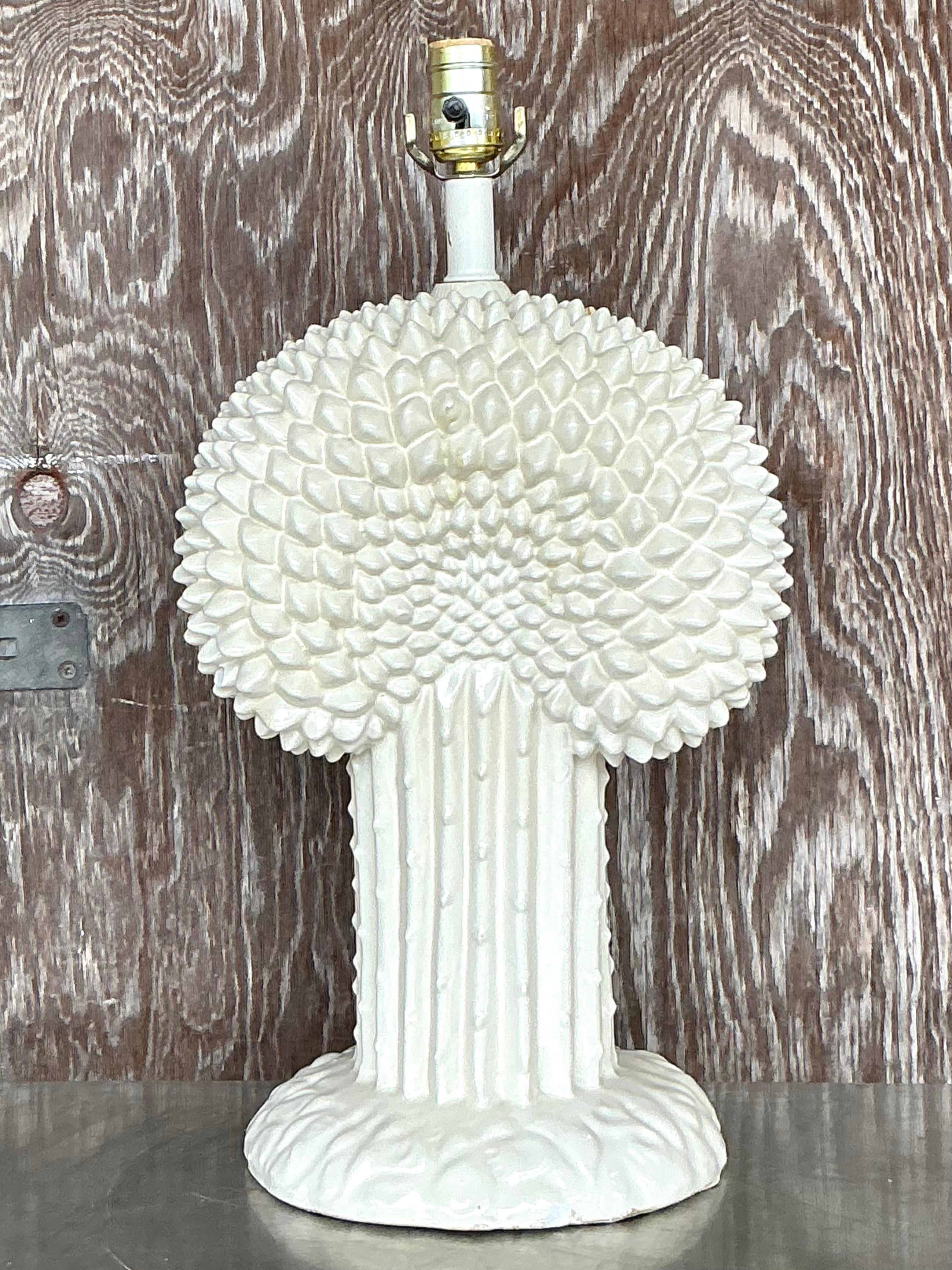 Mid-Century Modern Lampe Boho Cactus d'après John Dickinson en vente