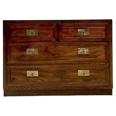Vintage Boho Campaign Chest of Drawers