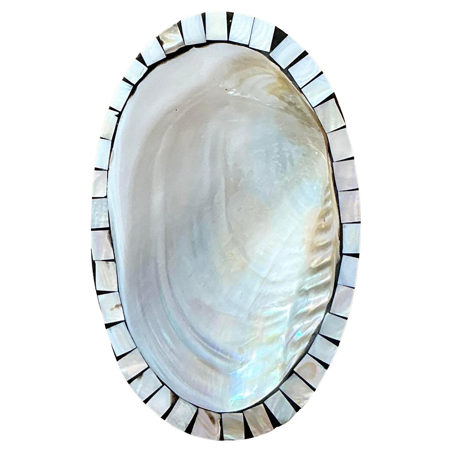 Vintage Boho Capiz Shell Bowl