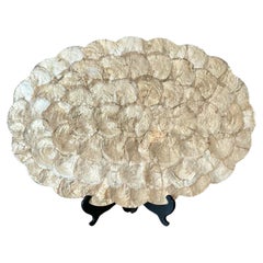 Vintage Boho Capiz Shell Placemats - Set of 8