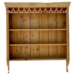 Etagère murale vintage Boho avec coeur sculpté