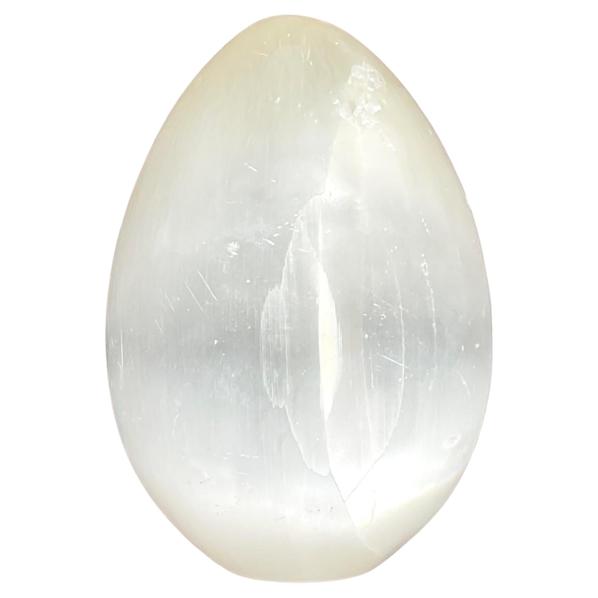 Vintage Boho Celestine Stone Egg