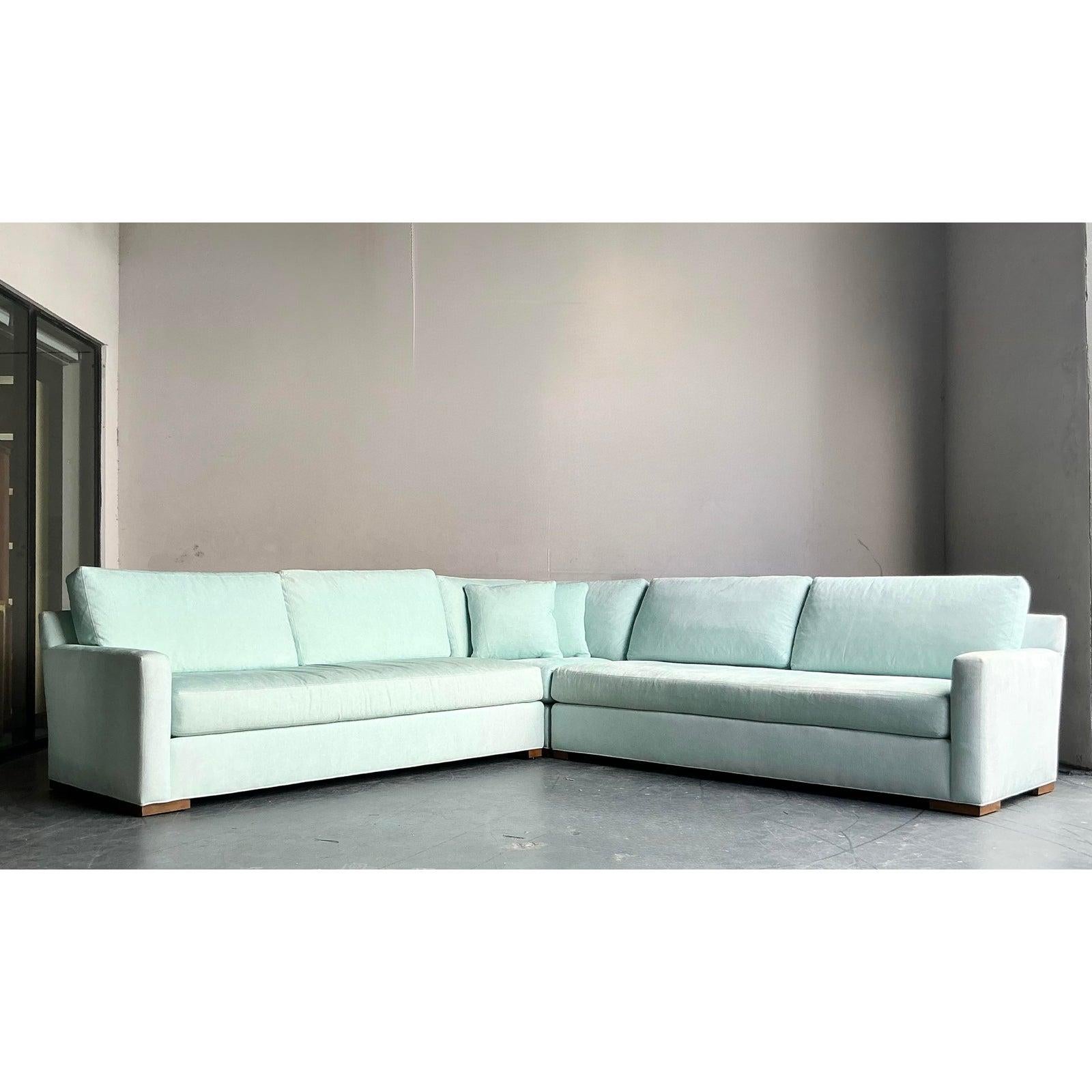 Vintage Boho Century Furniture Sectional Sofa en venta 3