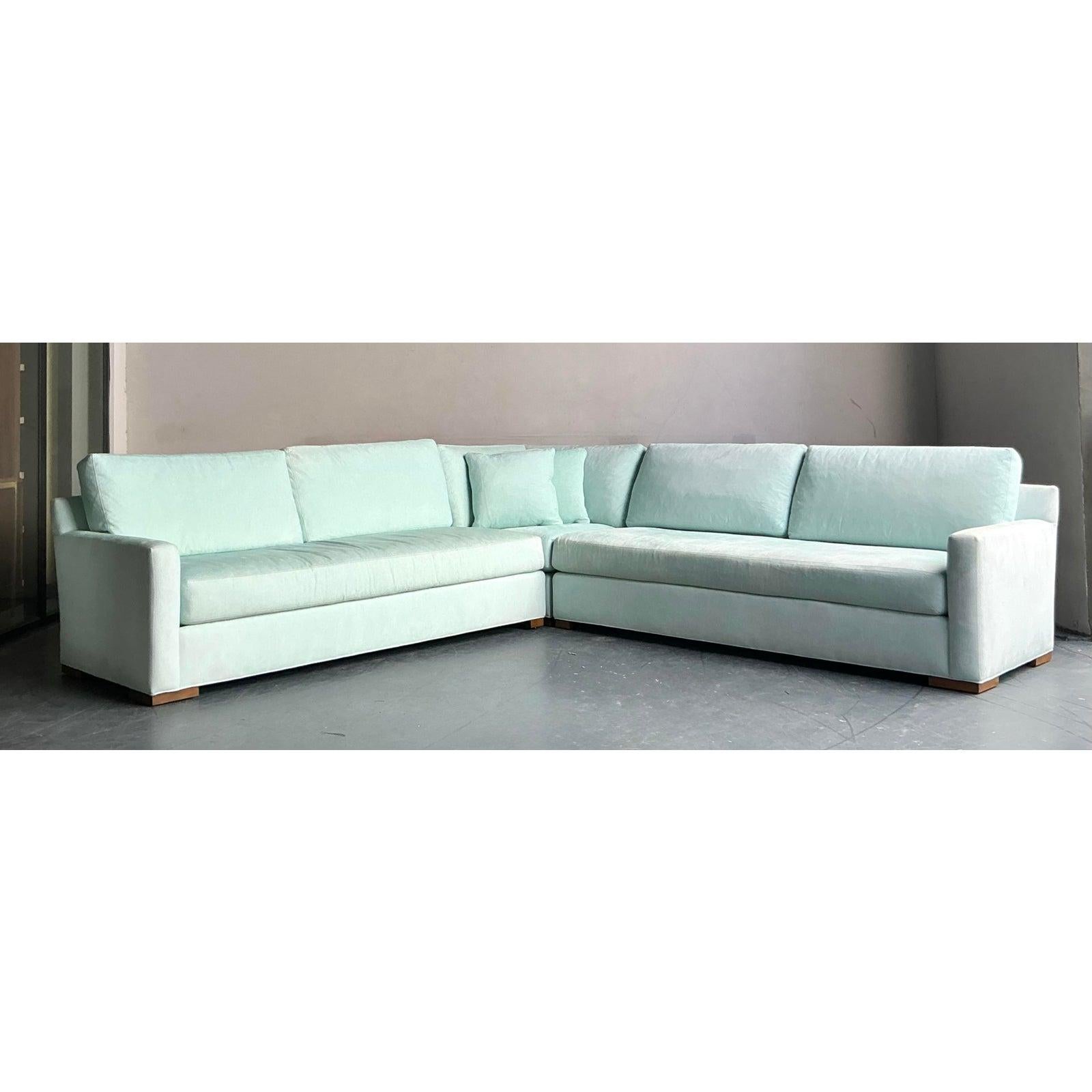 Vintage Boho Century Furniture Sectional Sofa en venta 4