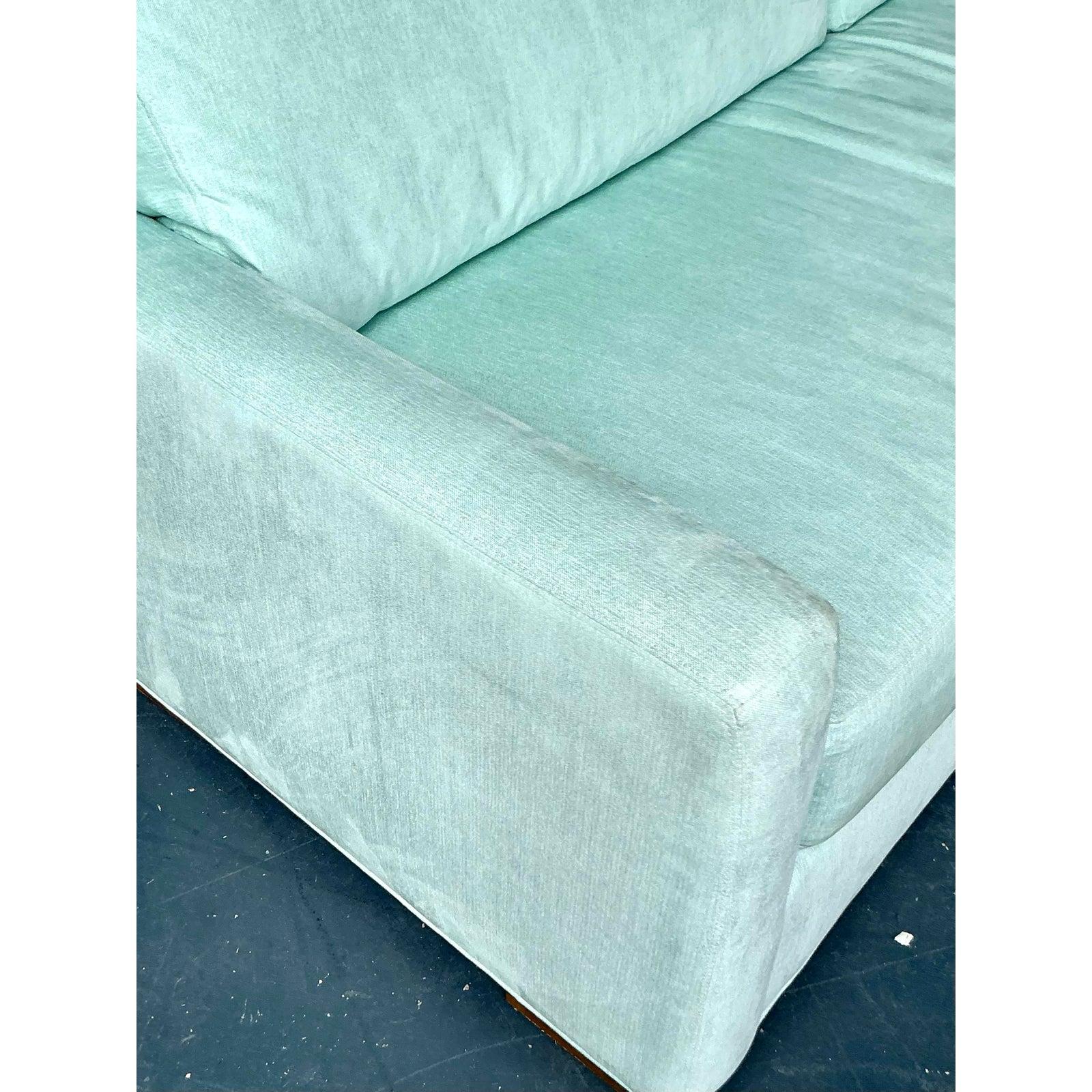Vintage Boho Century Furniture Sectional Sofa Regencia de Hollywood en venta