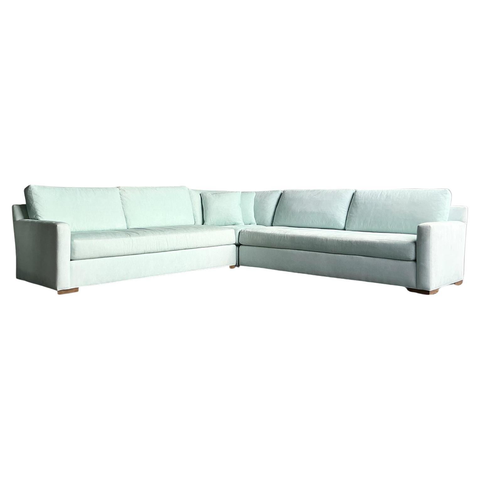 Vintage Boho Century Furniture Sectional Sofa en venta