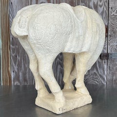 Vintage Boho Ceramic Tang Dynasty Horse
