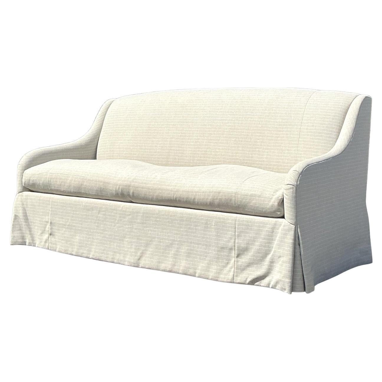 Vintage Boho Charles Stewart Nadelstreifen-Sofa