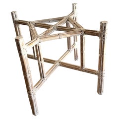 Vintage Boho Chic Bamboo McGuire Style Table Base