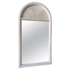 Vintage Boho Chic Pencil Reed Wall Mirror Vintage Boho Chic Pencil Reed Wall Mirror