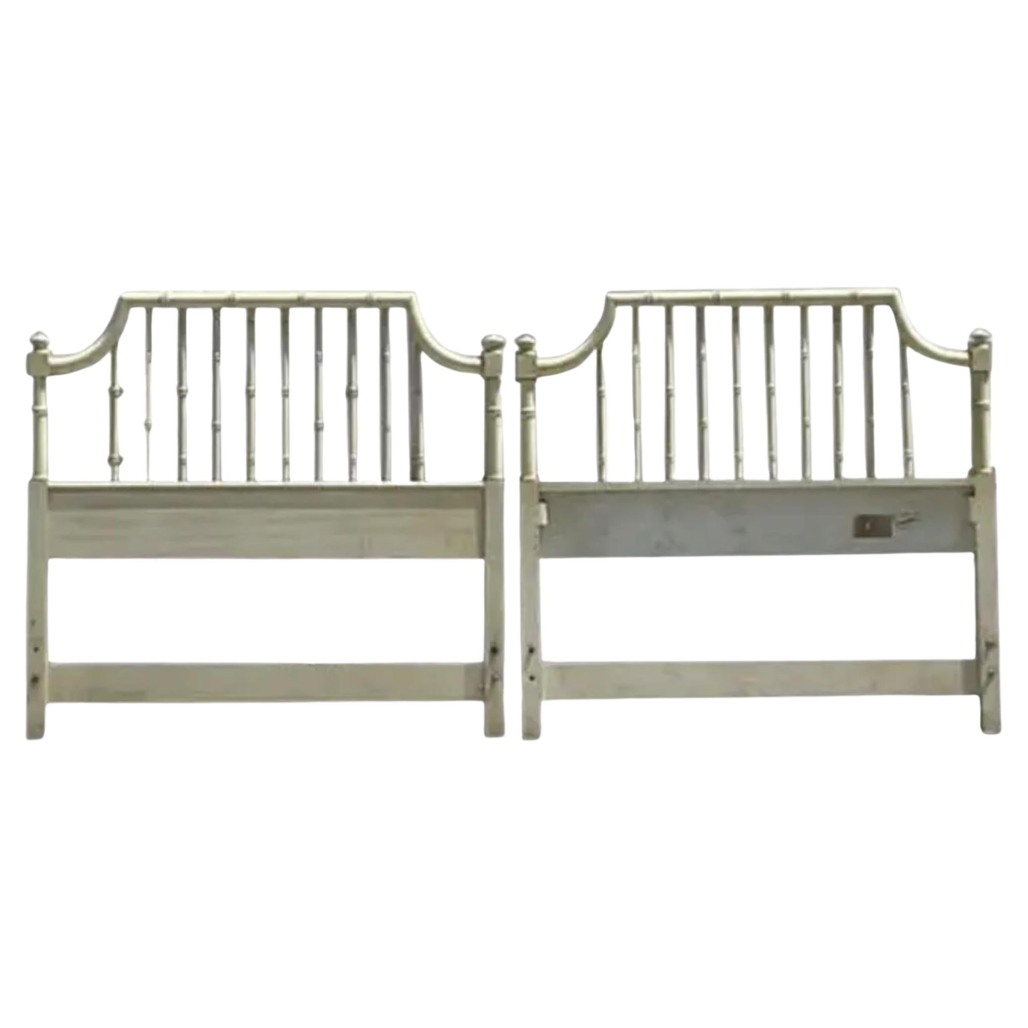 Vintage Boho Chic Twin Headboards For Sale at 1stDibs