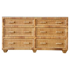 Rattan Case Pieces and Storage Cabinets