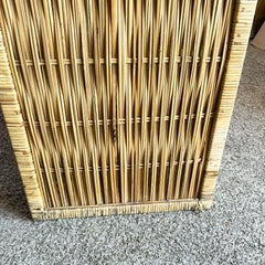 Vintage Boho Chic Wicker Credenza/Buffet