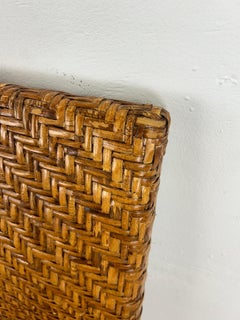 Vintage Boho Chic Wicker Side Chair