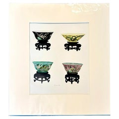 Vintage Boho Chinese Porcelian Print Vintage Boho Chinese Porcelian Print