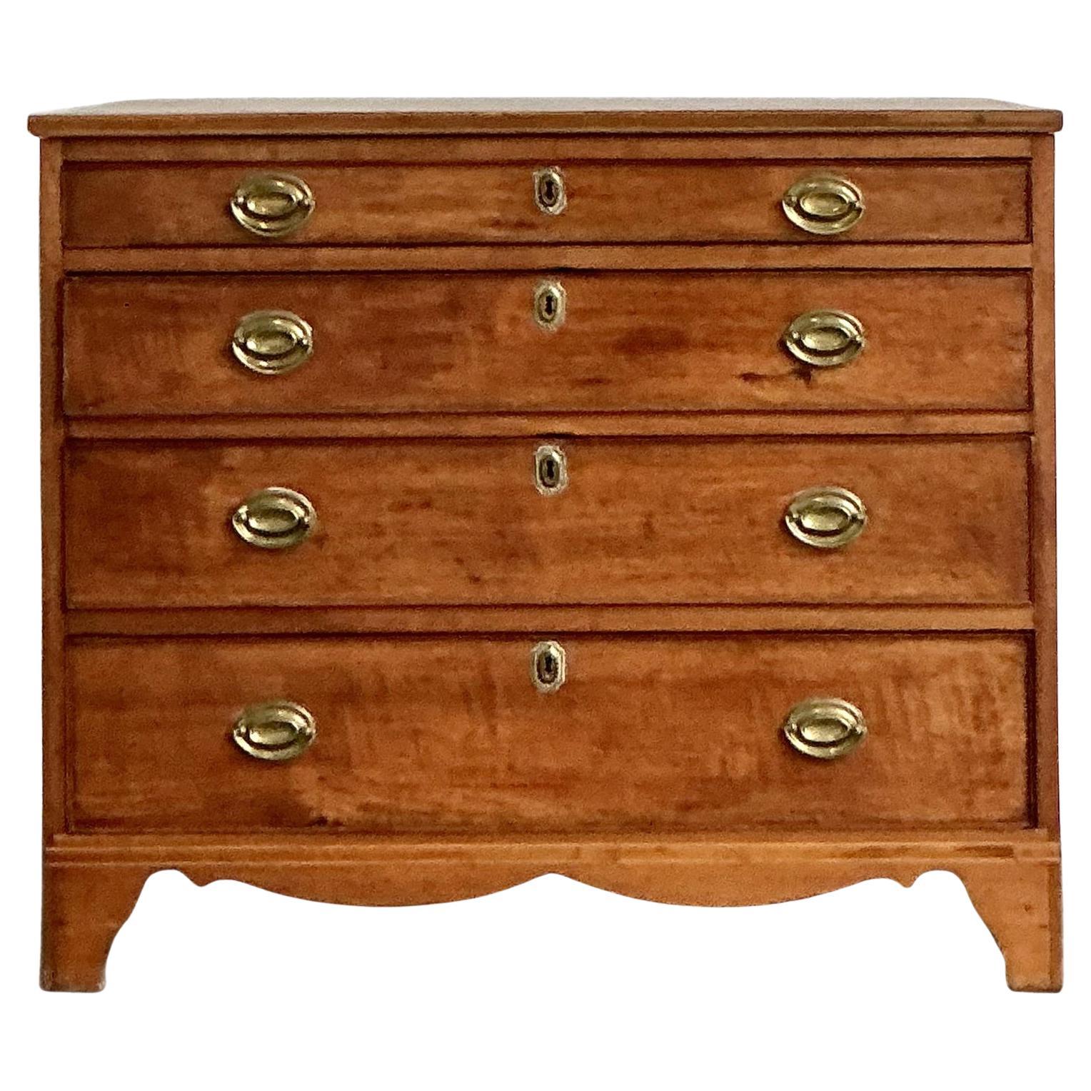 Vintage Boho Chippendale Chest of Drawers