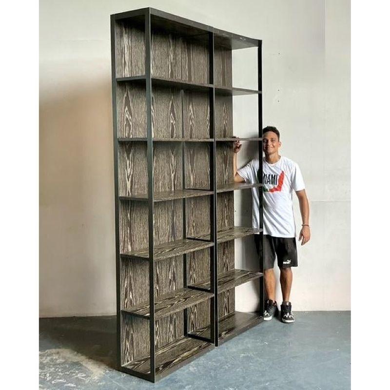Industriale Etagere vintage in stile bohémien Christiane Liagre per HolLY HUNT - Una coppia in vendita