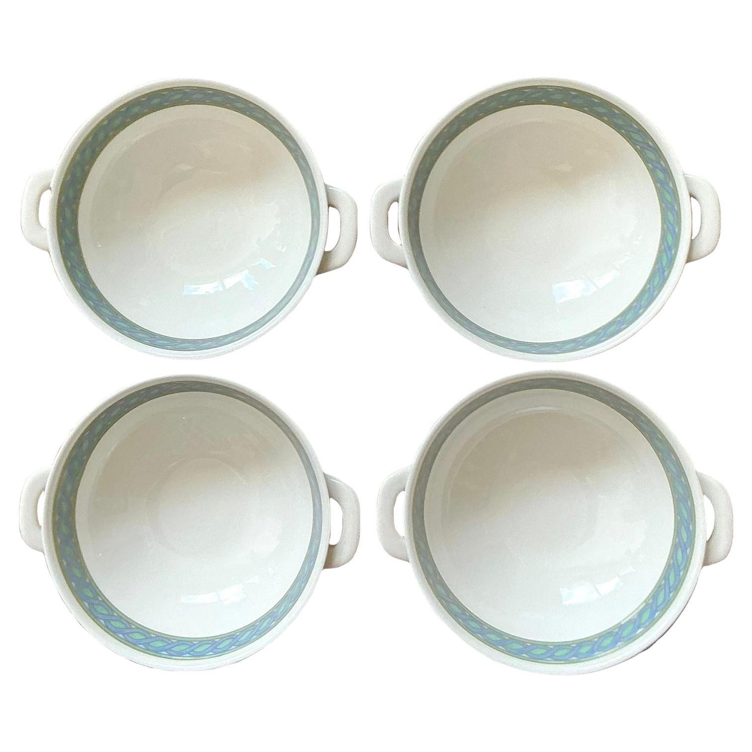 Ciotole vintage Boho Christofle "Torsada" - Set di 4 pezzi