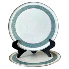 Paire d'assiettes à gâteau "Torsada" de Christofle Vintage By