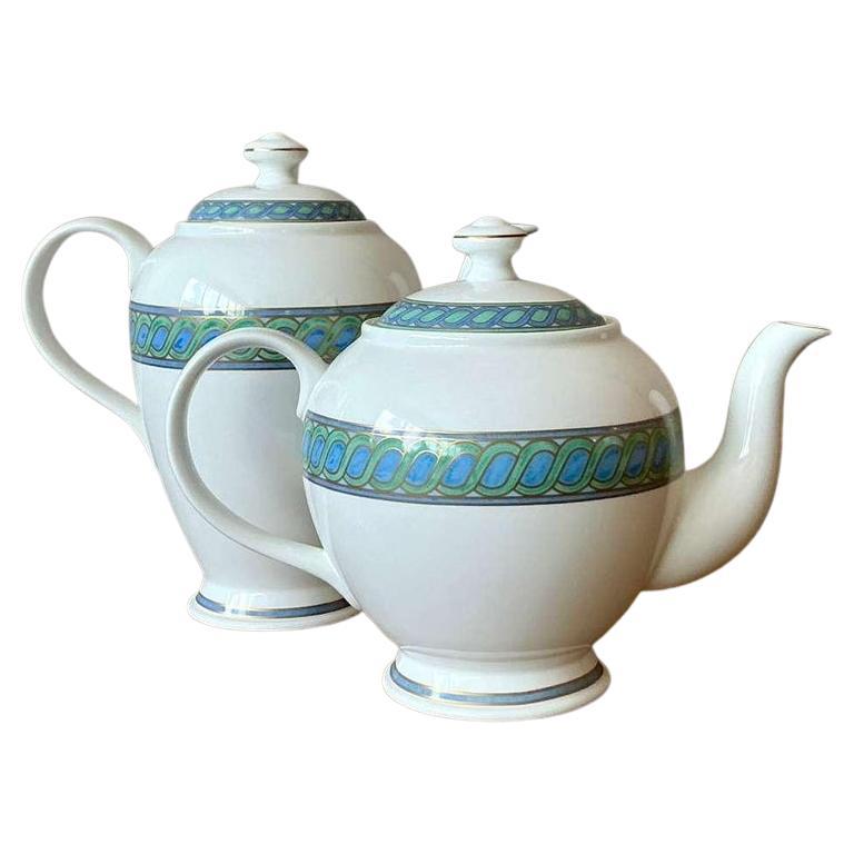 Vintage Boho Christofle "Torsada" Kaffee
Teekanne mit Deckel - ein Paar