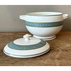 Vintage Boho Christofle "Torsada" Covered Vegetable Dish