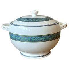 Vintage Boho Christofle "Torsada" Covered Vegetable Dish