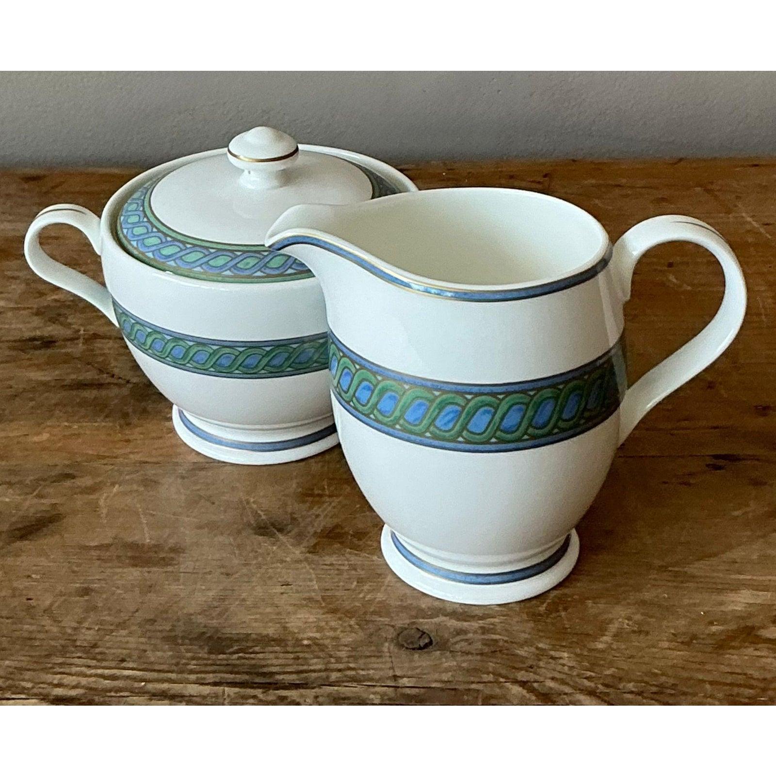 Regency Cremiera e zuccheriera con coperchio di Christofle 