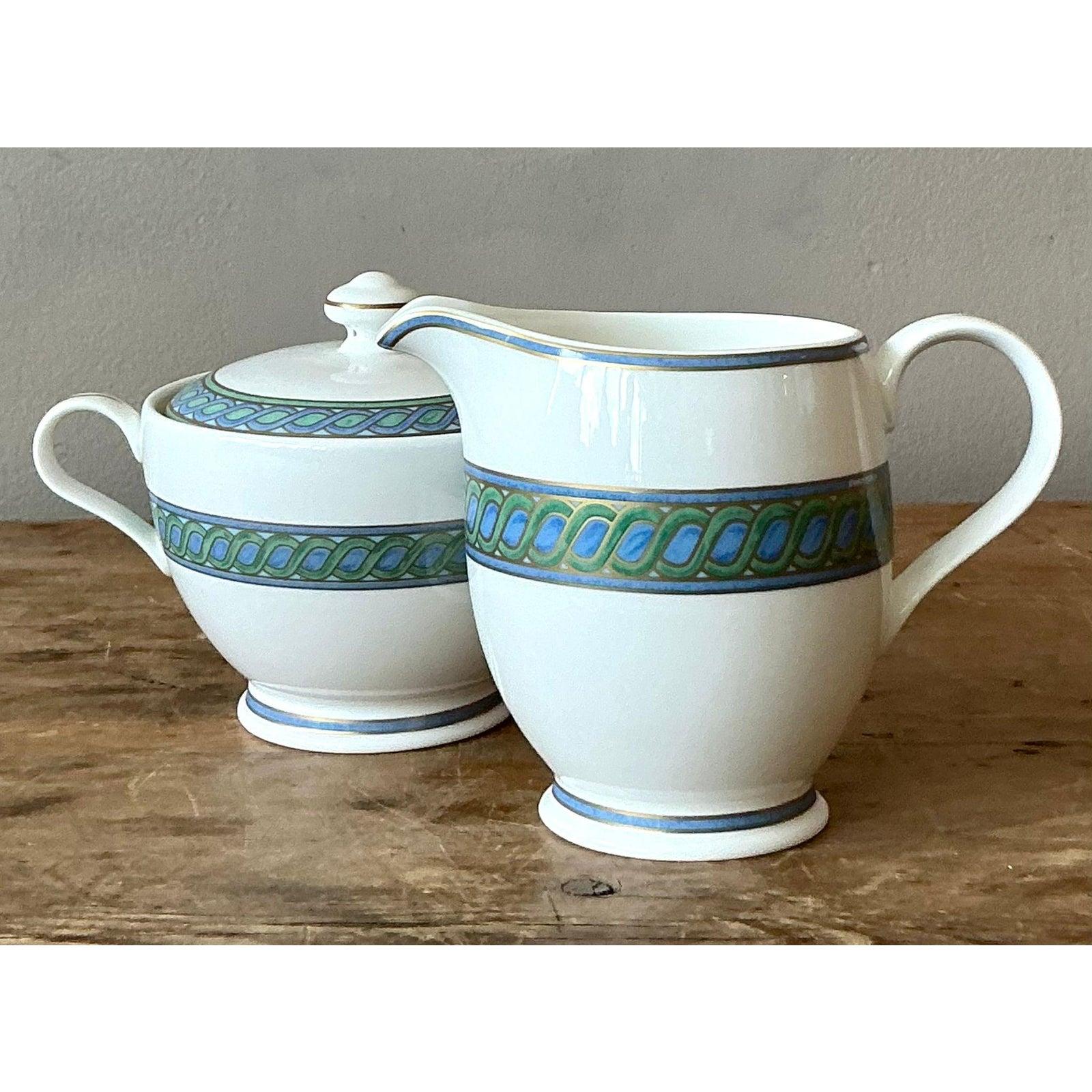 Cremiera e zuccheriera con coperchio di Christofle 