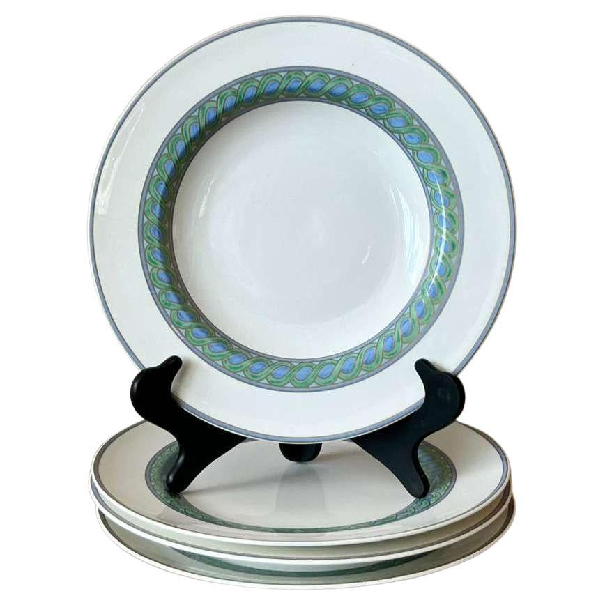 Assiettes à dîner "Torsada" de Christofle Vintage By - Set de 4