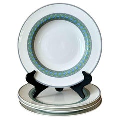 Vintage Boho Christofle "Torsada" Dinner Plates - Set of 4