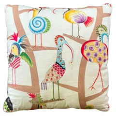 Vintage Boho Clarence House “Polly” Throw Pillow