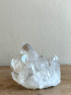 Cluster di quarzo chiaro vintage Boho