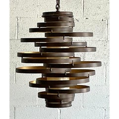 Vintage Boho “Corbett” Rings Chandelier