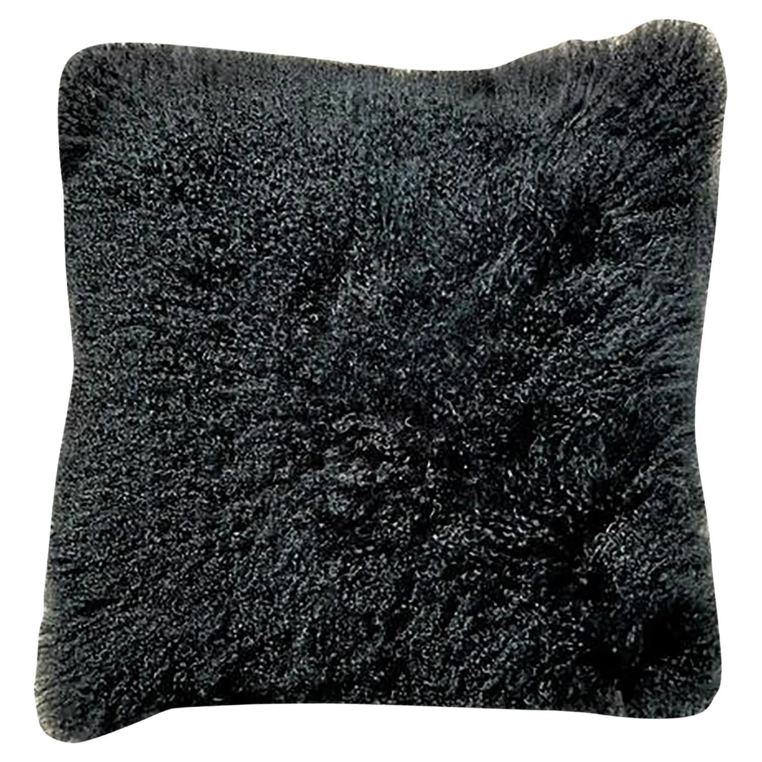 Coussin vintage Boho en forme d'agneau bouclé