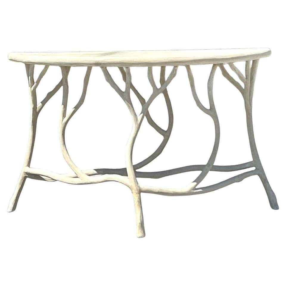 Vintage St. John Company Wood Console For Sale at 1stDibs st john's