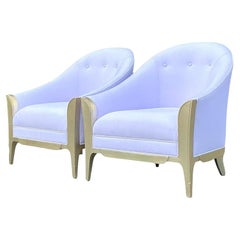 Chaises longues vintage Boho Currey and Company Slope - une paire