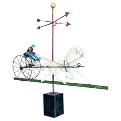 Vintage Boho Curtis Jere Weather Vane Sculpture