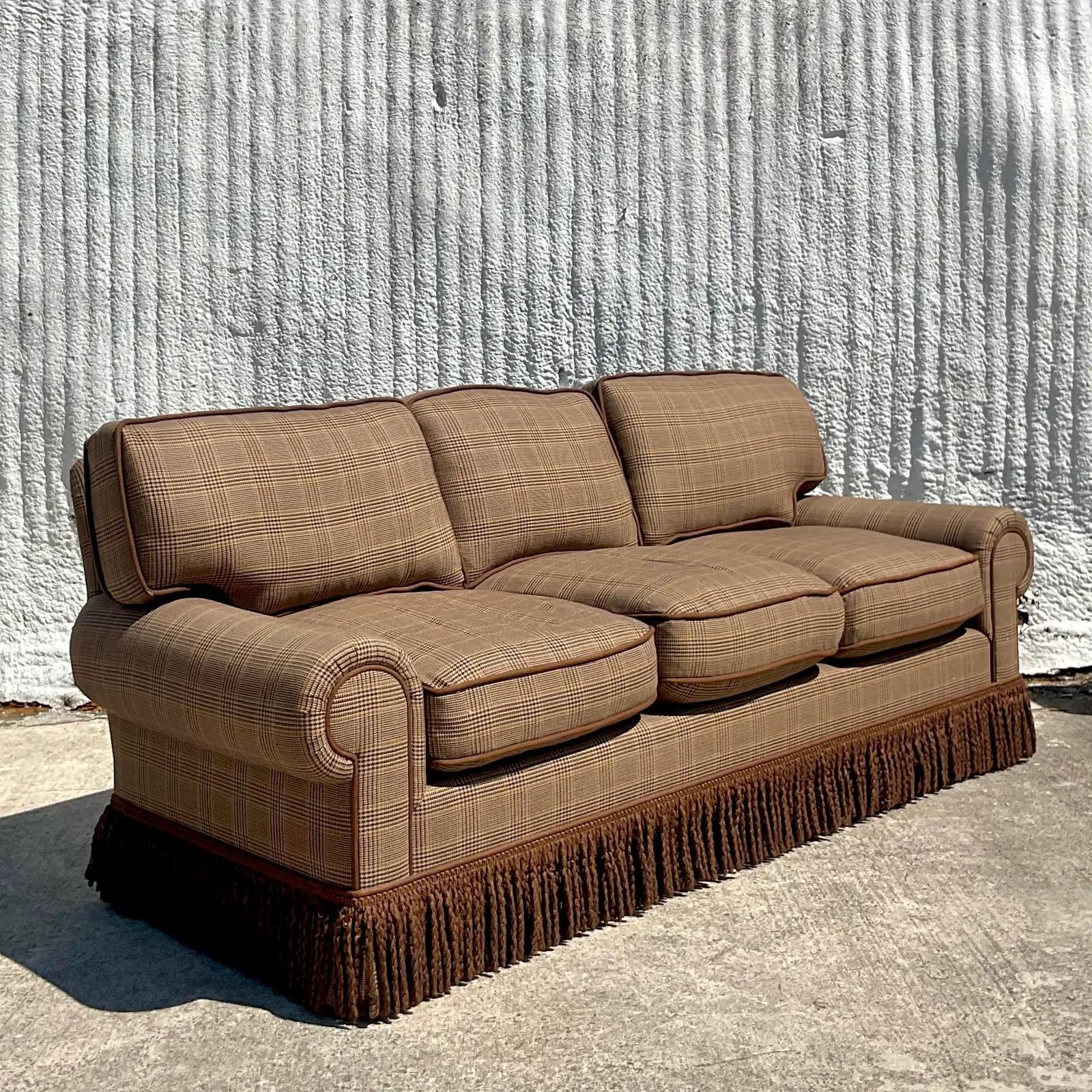 vintage boho couch